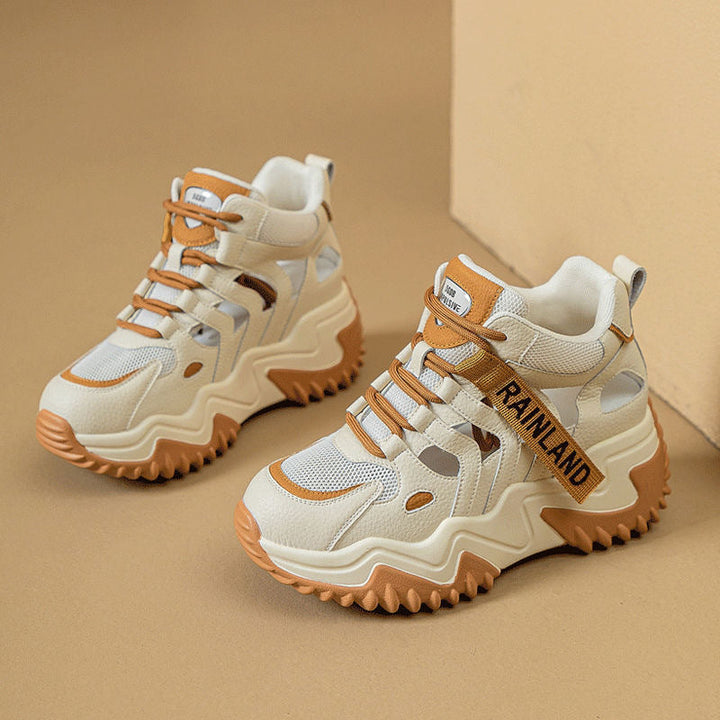 Women’s Sporty High-Top Sneakers with Durable Sole Mune Fashion