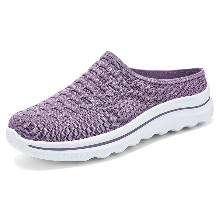 Women's seamless comfort slip-ons with knitted upper material and cushioned profile sole Mune Fashion