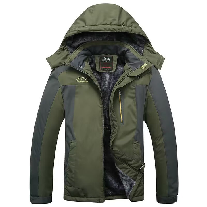 Men's thermally insulated outdoor functional jacket with teddy fleece lining Mune Fashion