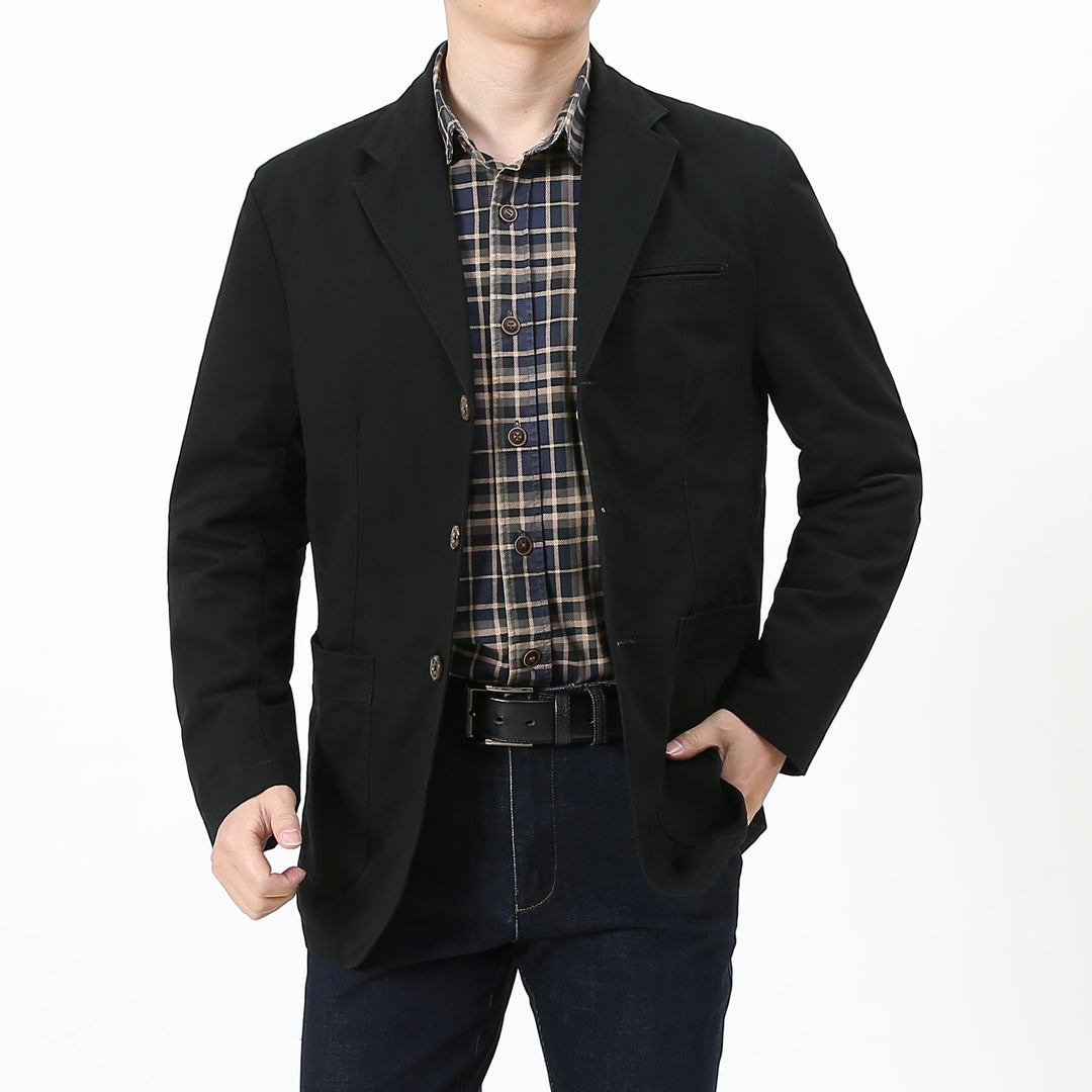 Men's Elegant and Comfortable Cotton Blazer Mune Fashion