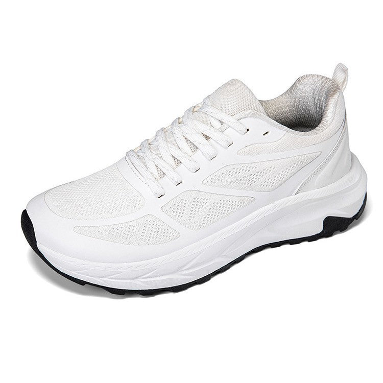 Men's cushioned running sneakers with shock-absorbing midsole and structured rubber outsole Mune Fashion