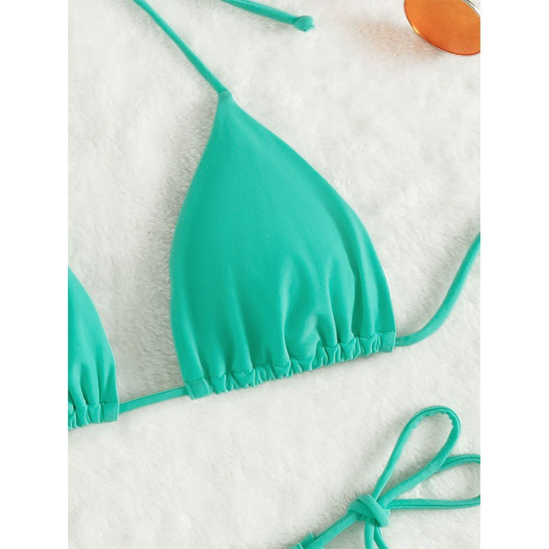 Women's Triangle Bikini with Adjustable Straps Mune Fashion 1779792009