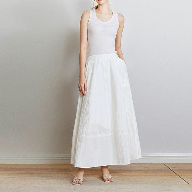 Ladies Maxi Skirt with Swinging Design Mune Fashion