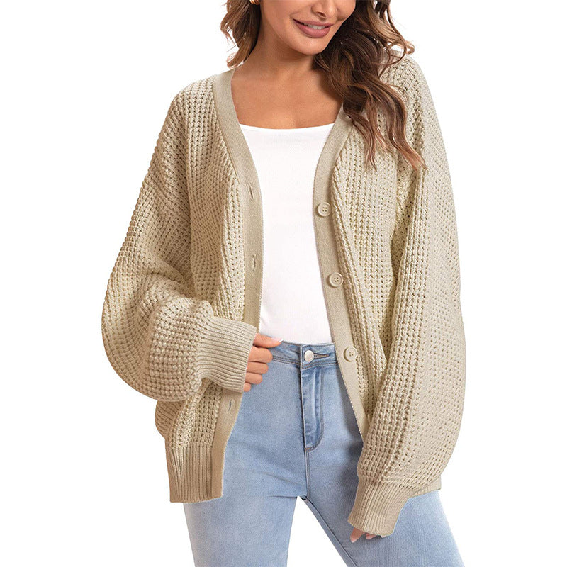 Women's Cozy Cardigan with Oversized Fit Mune