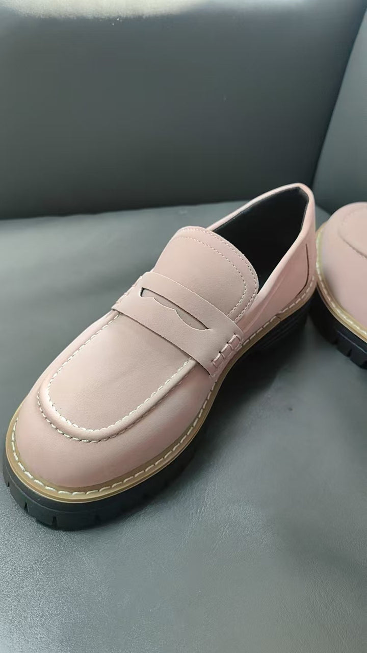 Women Robust Penny Loafer with profiled rubber sole Mune Fashion