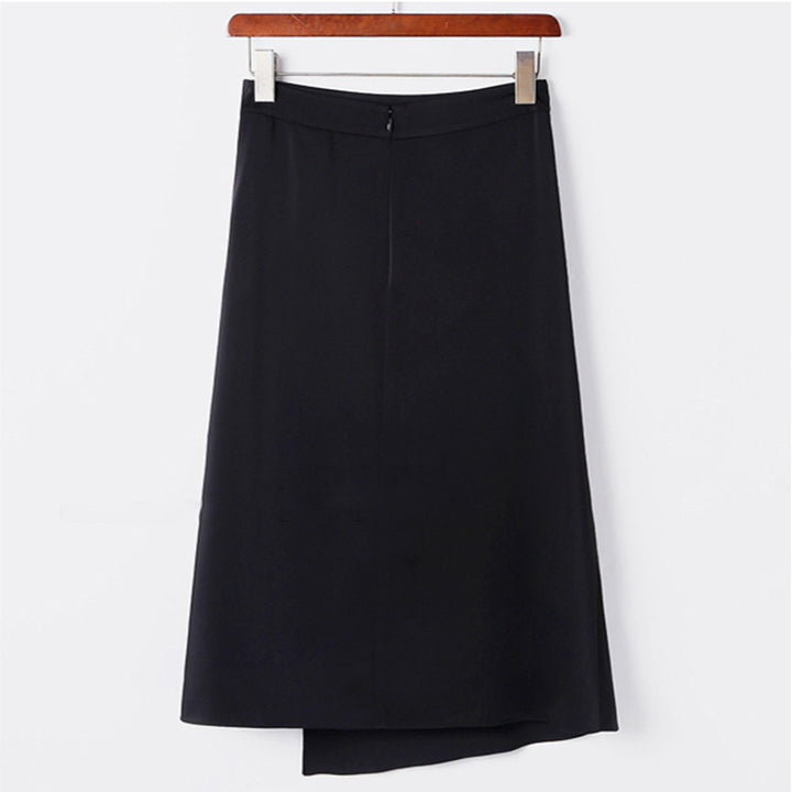 Women Elegant Wrap Skirt with Flowing Design Mune Fashion