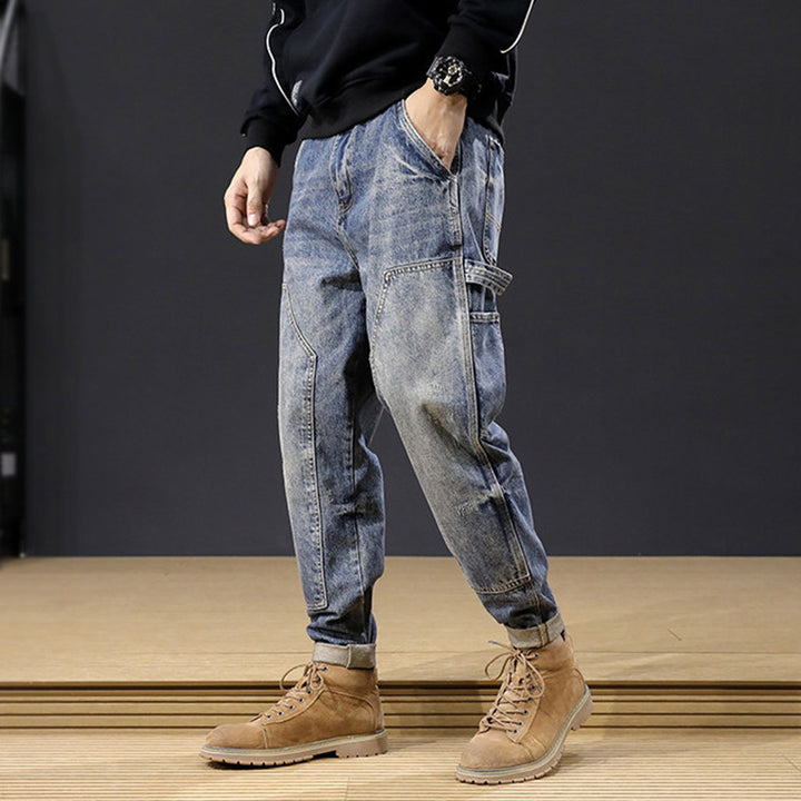 Men's Comfortable Cargo Jeans Mune Fashion