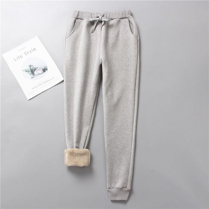 Women nan insulated thermal joggers with drawstring, side pockets, and slim leg Mune Fashion