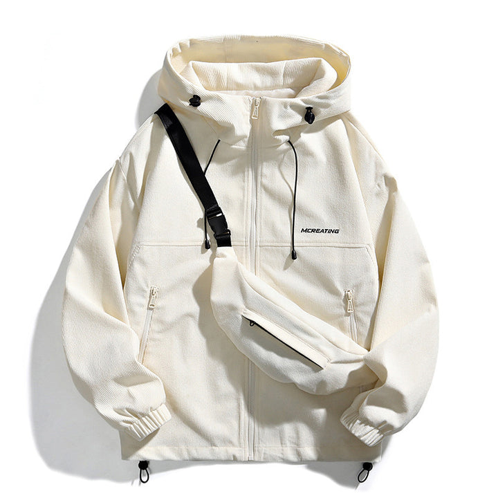 Men's sporty transitional jacket with graphic pattern Mune Fashion
