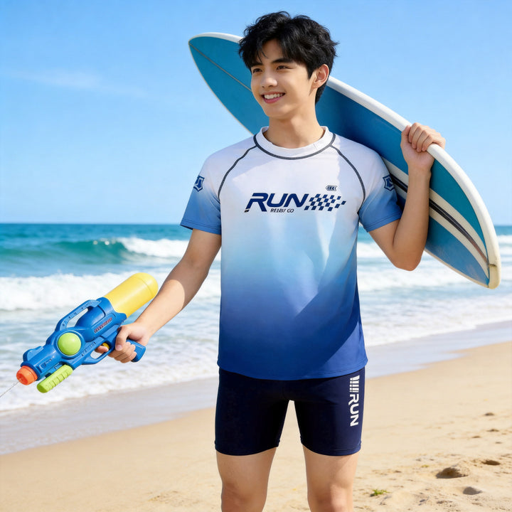 Boys Surf Shirt with UV Protection Mune Fashion
