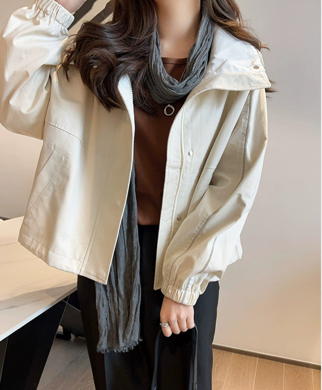 Women's Fashionable Transitional Jacket with Practical Pockets Mune Fashion