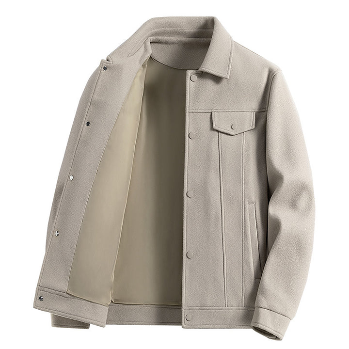 Men's Casual Cord Jacket with Unique Pattern Mune Fashion