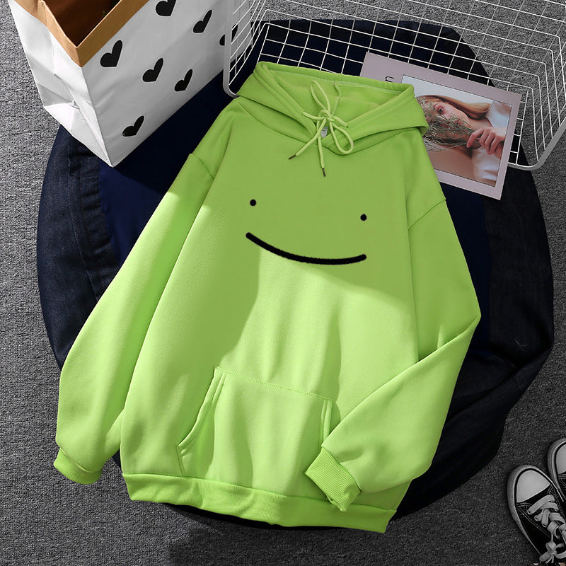 Women's oversized hoodie with kangaroo pocket and humorous comic print Mune Fashion