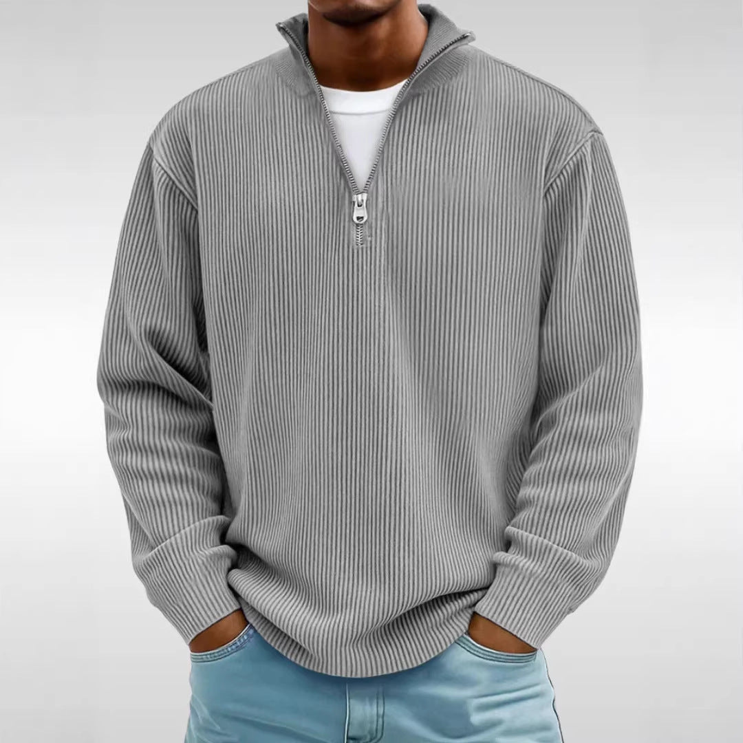 Men's Fashion Zip Sweater
