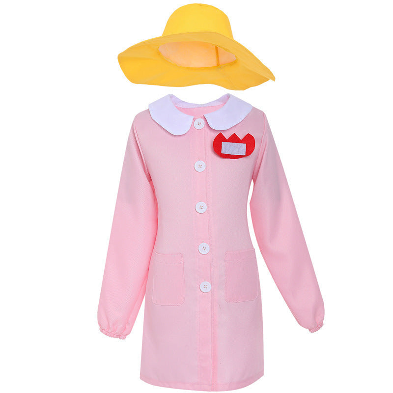 Girl's combo costume with hat and pockets Mune Fashion