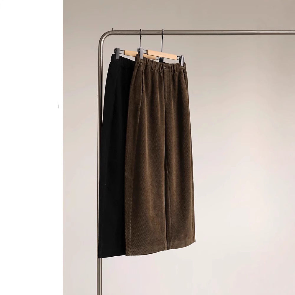 Ladies Stylish, Loose Cord Pants Mune Fashion