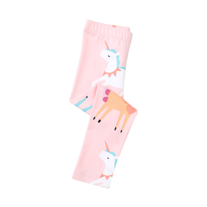 Girls leggings with colorful unicorn designs Mune Fashion