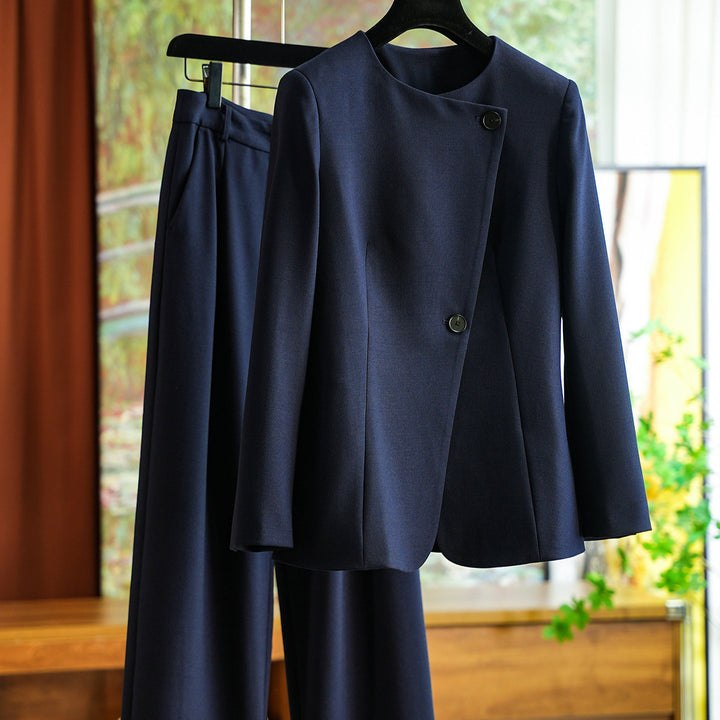 Women Elegant Business Suit Set with Loose Fit Mune Fashion