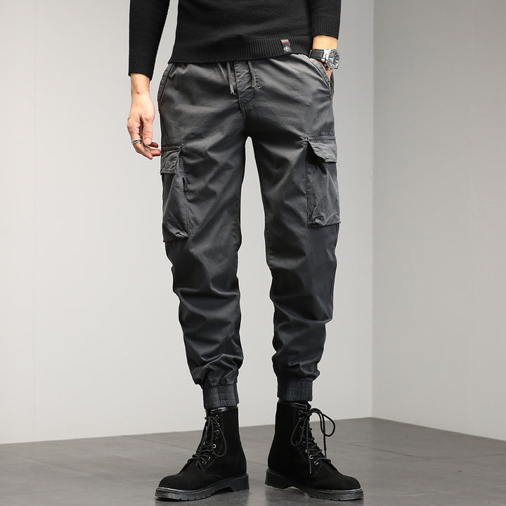 Men's Cargo Jogger Pants with multifunctional cargo pockets and elastic hem Mune Fashion