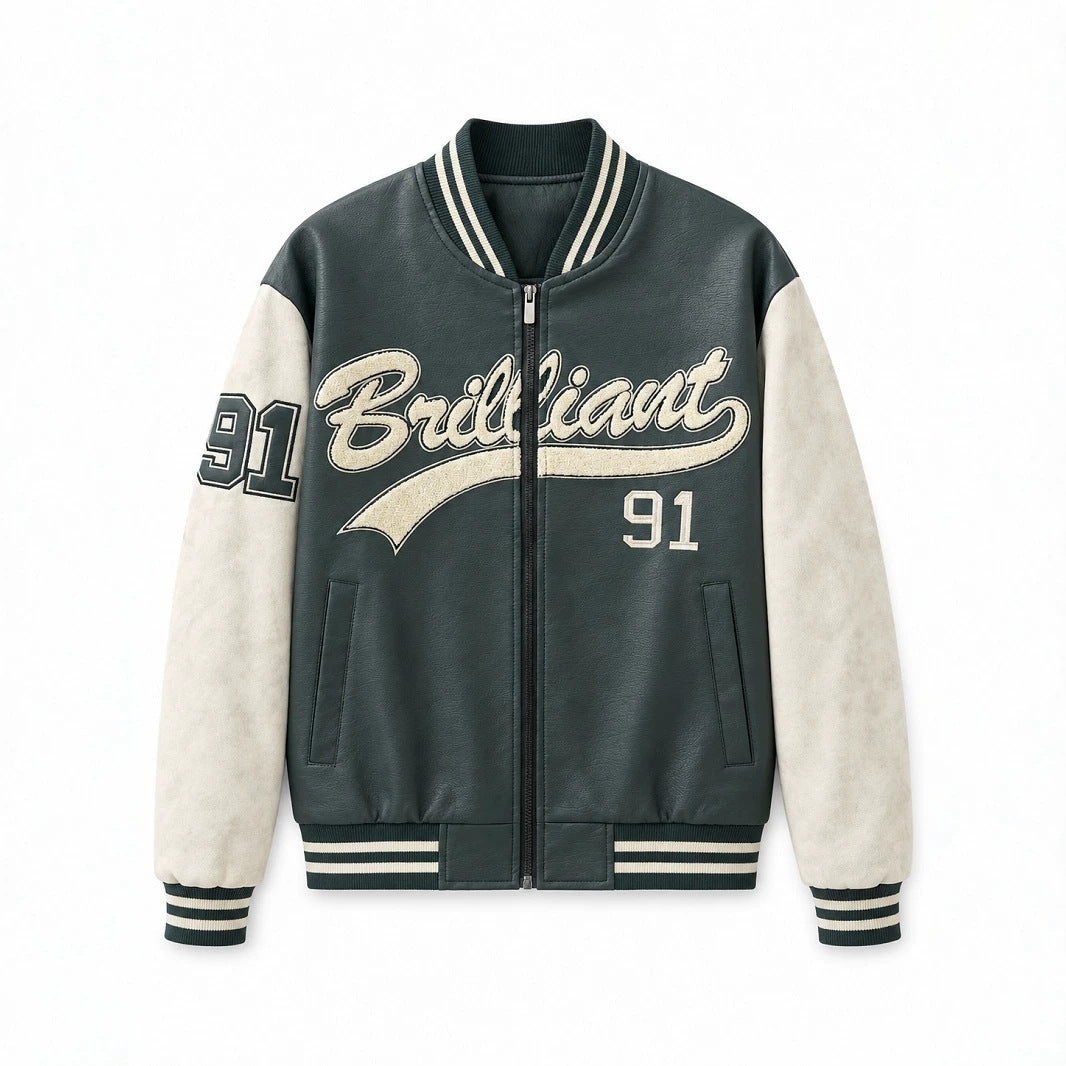 Men's Stylish Bomber Jacket with Sporty Cut Mune Fashion