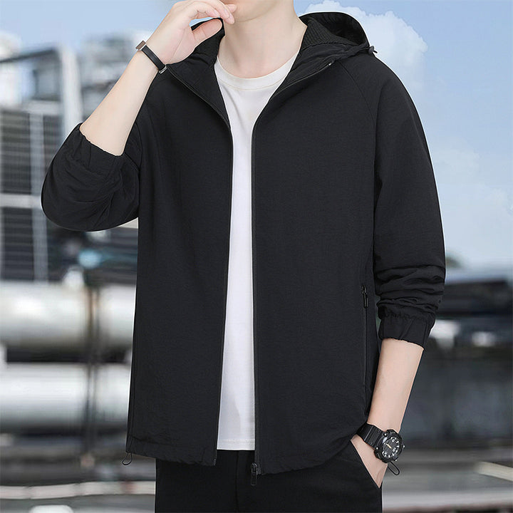 Men's Fashionable Transitional Jacket with Hood Mune Fashion