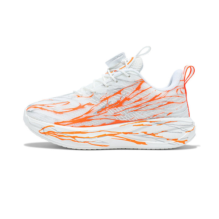 Unisex eye-catching platform sneakers with quick adjustment system and sculpted wave sole Mune Fashion