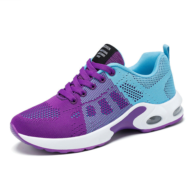 Unisex nan breathable knitted sneakers with air cushion heel Mune Fashion