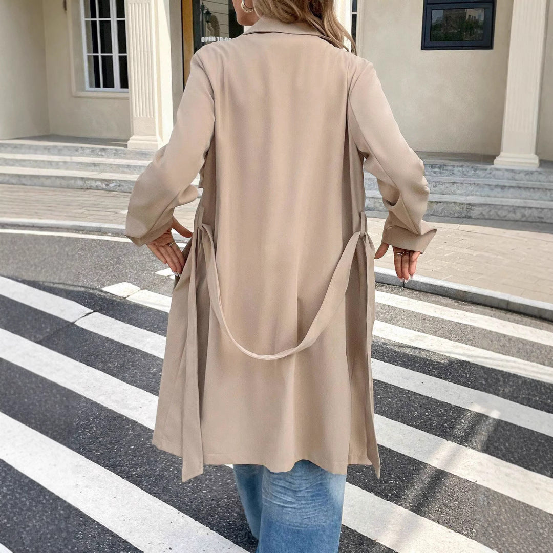 Women Elegant Trench Coat