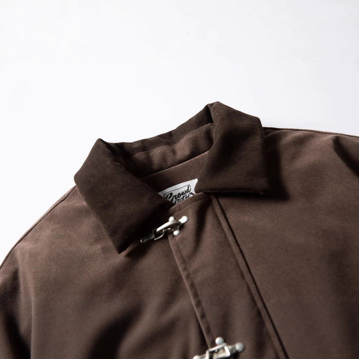 Men's short blazer made of canvas with toggle fastenings and elastic hem Mune Fashion
