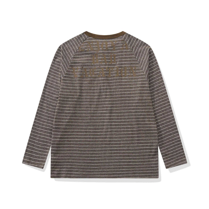Men's Long Sleeve Henley with Raglan Sleeves and Button Placket Mune Fashion