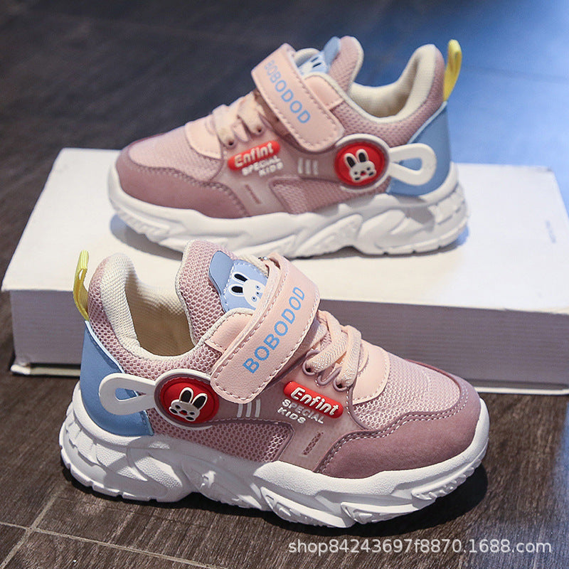 Women's sporty children's sneakers with practical Velcro fasteners and cute appliqués Mune Fashion