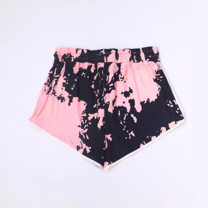 Ladies casual swim shorts with creative gradient Mune Fashion