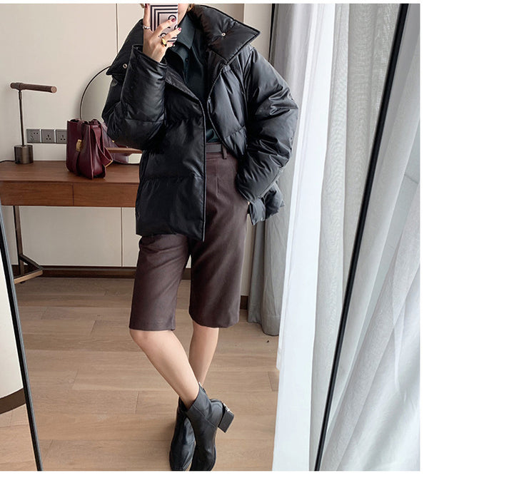 Women Trendy Oversized Down Jacket Mune Fashion