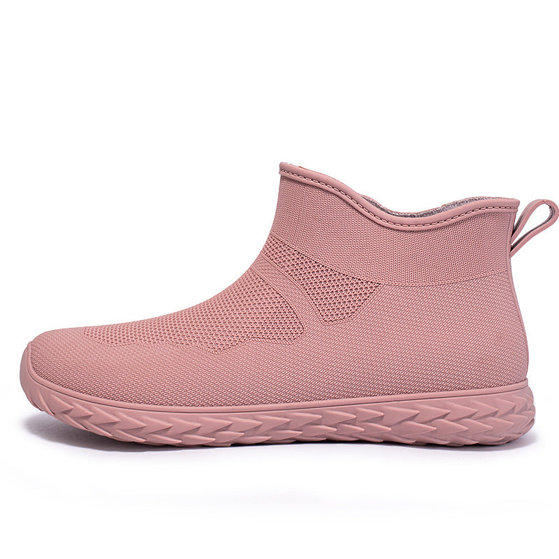 Women's Elastic Knit Slip-On Ankle Sneaker with Profilsole Mune Fashion