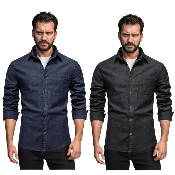 Men's Denim Shirt Mune