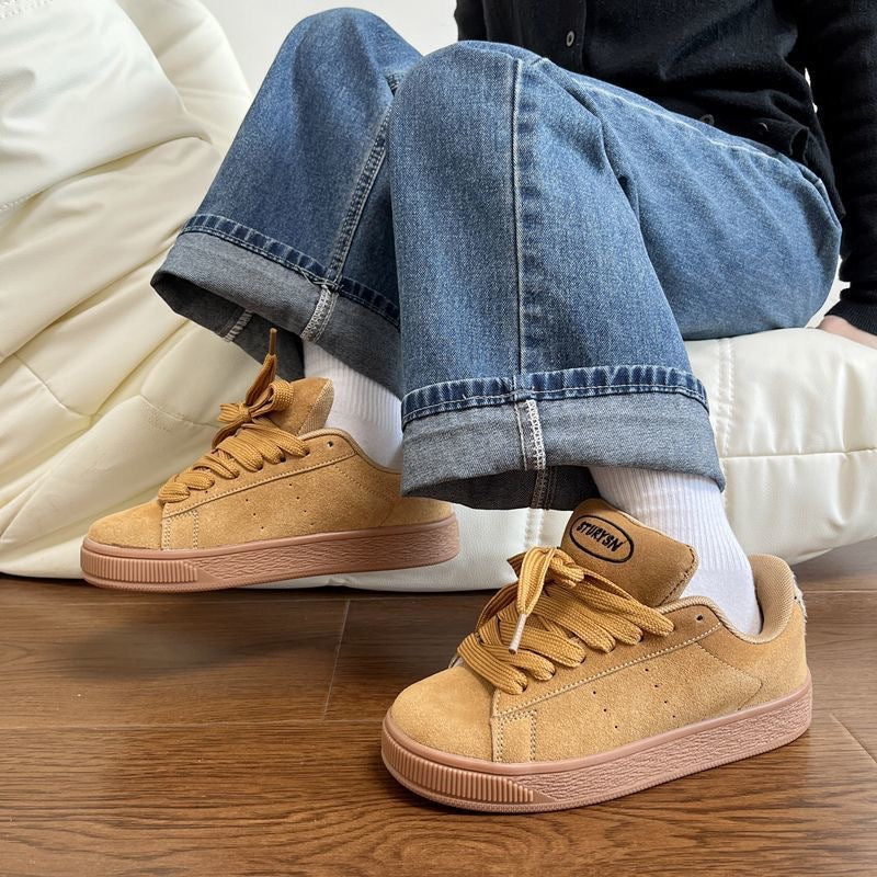 Women's sneakers with soft Nubuck leather and padded insole Mune Fashion