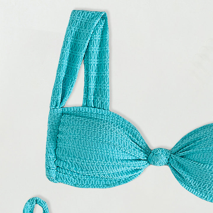 Women's High-Quality Bikini with Playful Ribbons Mune Fashion