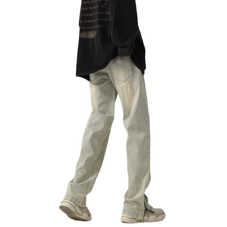 Men Comfortable and Casual Loose Fit Jeans Mune Fashion