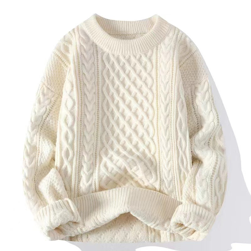 Women's chunky knit sweater with cable pattern Mune Fashion 1787964300