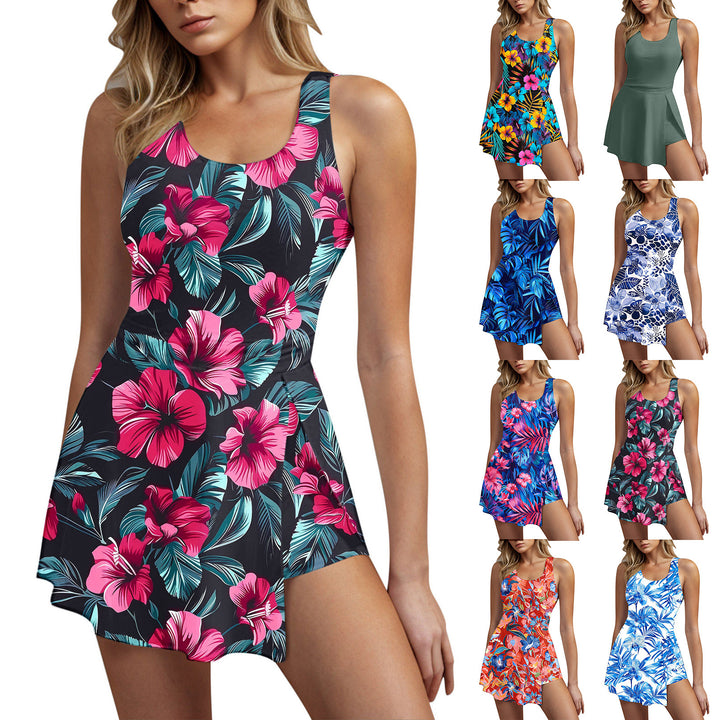 Women Sporty Swim Dress Mune Fashion