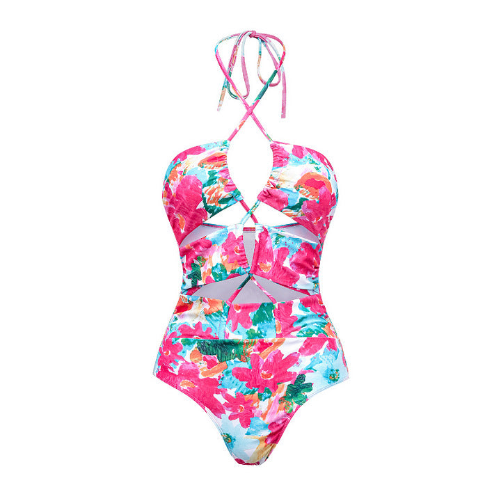 Women's bikini set with voluminous ruffle details and flowing maxi skirt Mune Fashion