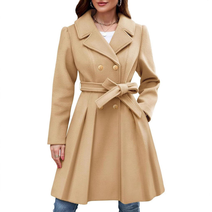 Women's Elegant Double-Breasted Coat