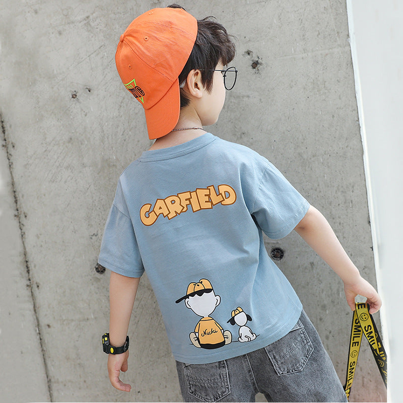 Boys cotton T-shirt with cool cartoon design Mune Fashion