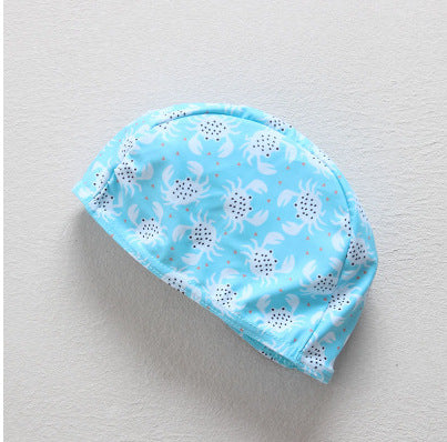 Ladies swim cap with cute crab pattern Mune Fashion