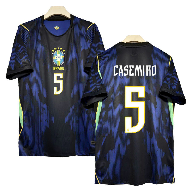 Unisex nan printed retro football jersey with back print and breathable performance fiber Mune Fashion
