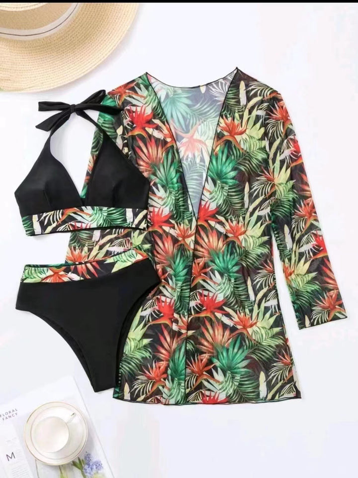 Women’s bikini set with colorful cover-up Mune Fashion