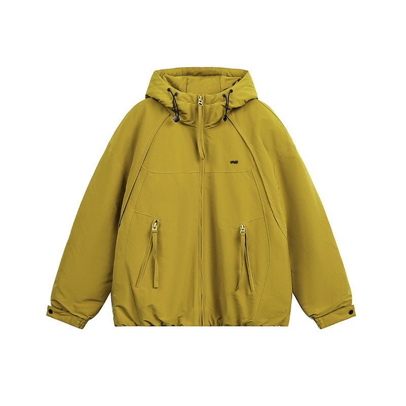 Unisex Oversized Hooded Winter Jacket with Water-Repellent Padding and Drawstring Mune Fashion