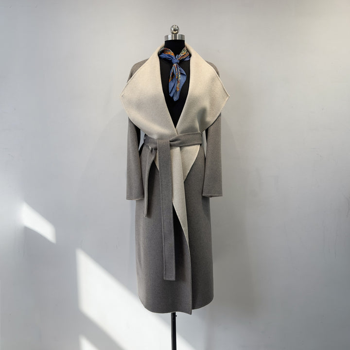 Women's Chic Wool Blend Coat Drune