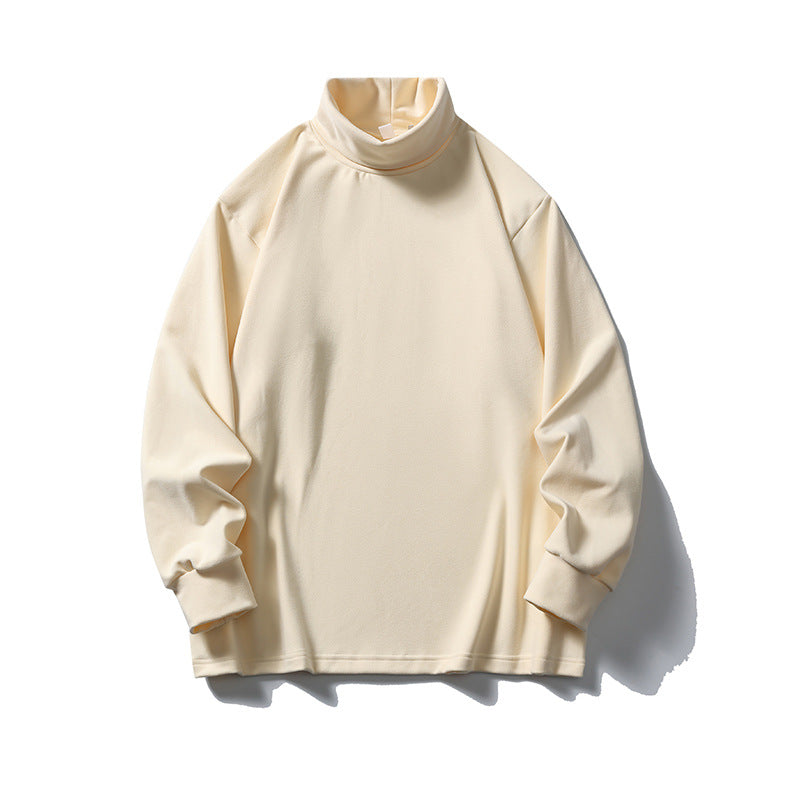 Unisex Oversize-Half-Roll Neck Sweater made of fine Jersey with raglan sleeves and ribbed cuffs Mune Fashion