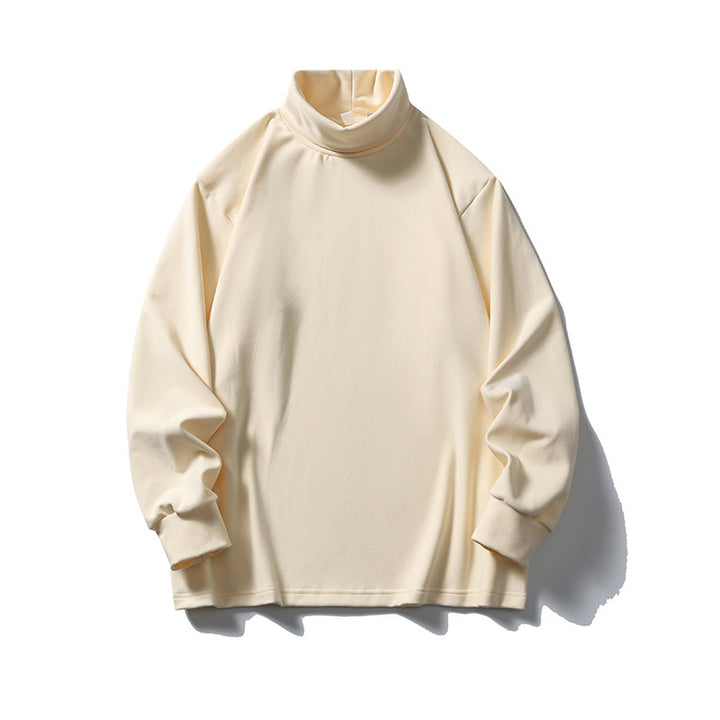 Unisex Oversize-Half-Roll Neck Sweater made of fine Jersey with raglan sleeves and ribbed cuffs Mune Fashion